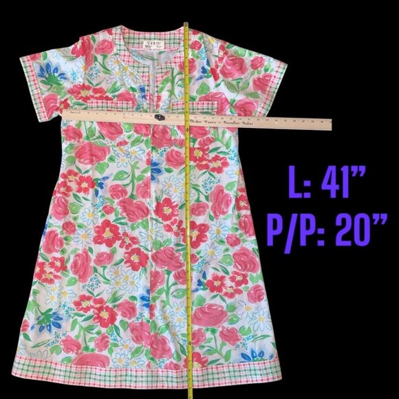 Canio Women's Niche Floral Knee-length Dress M/L - Picture 4 of 5